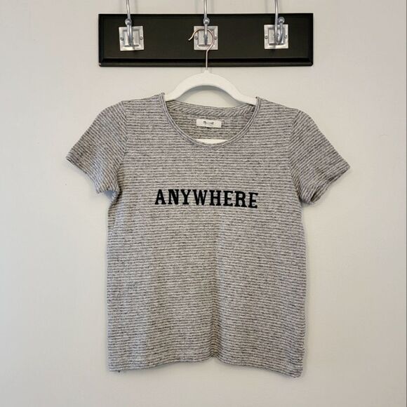 Madewell Linen Blend Tee - Picture 1 of 4